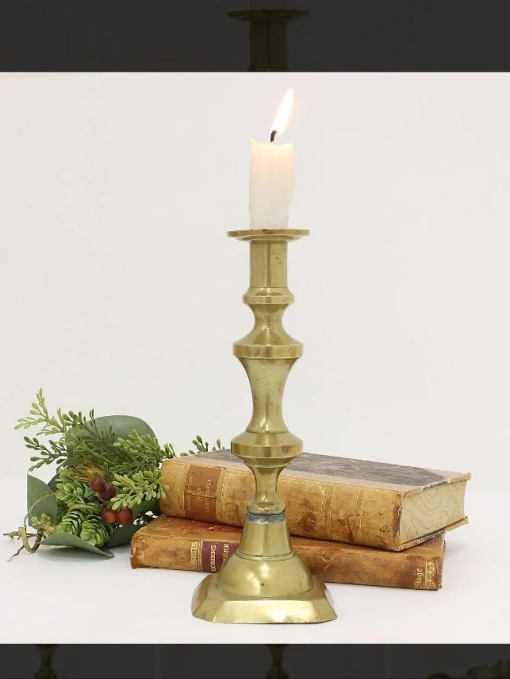 Antique Brass Candle Holder Gold Candlesticks
